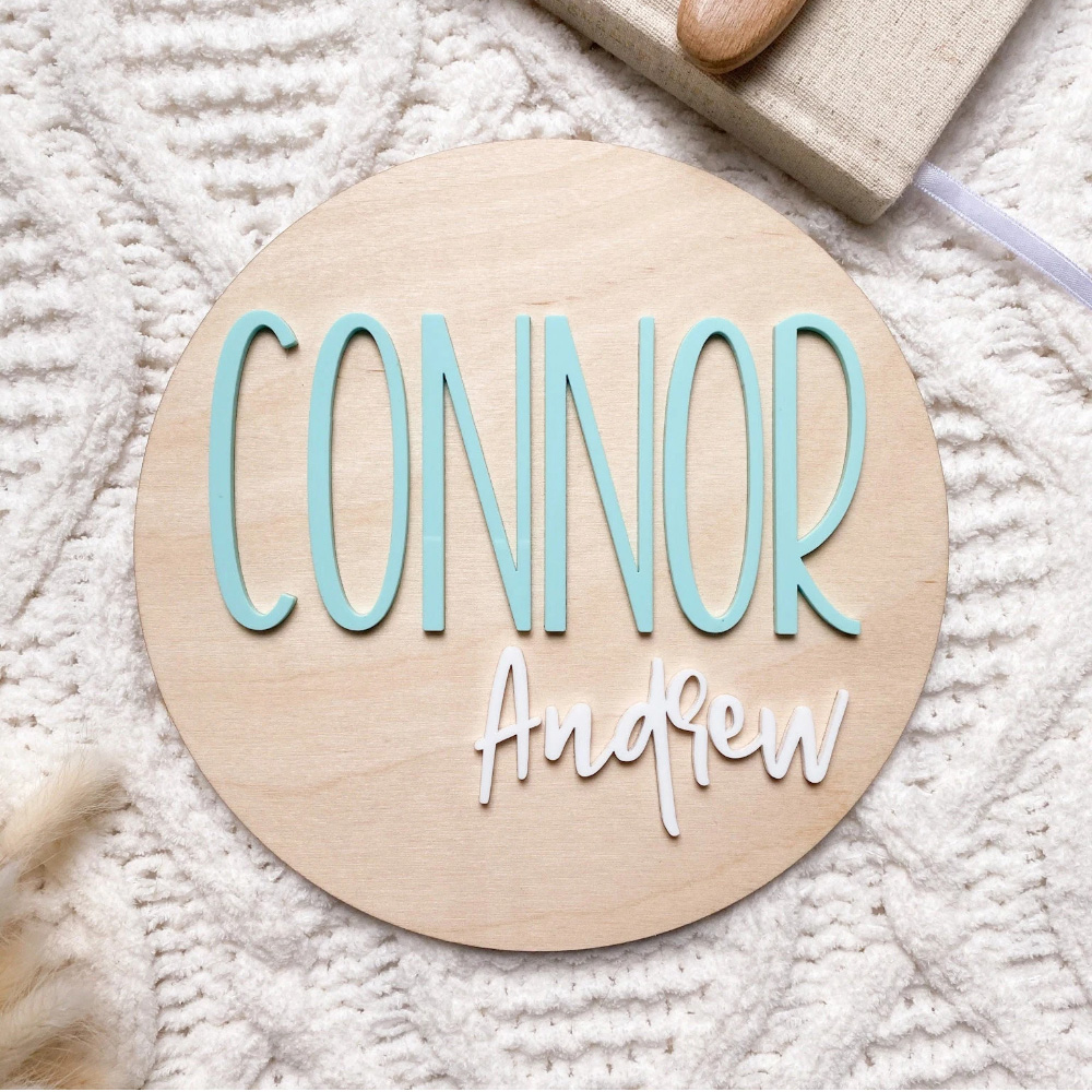 Halloween Party Supplies - Placa de anúncio de nascimento personalizada