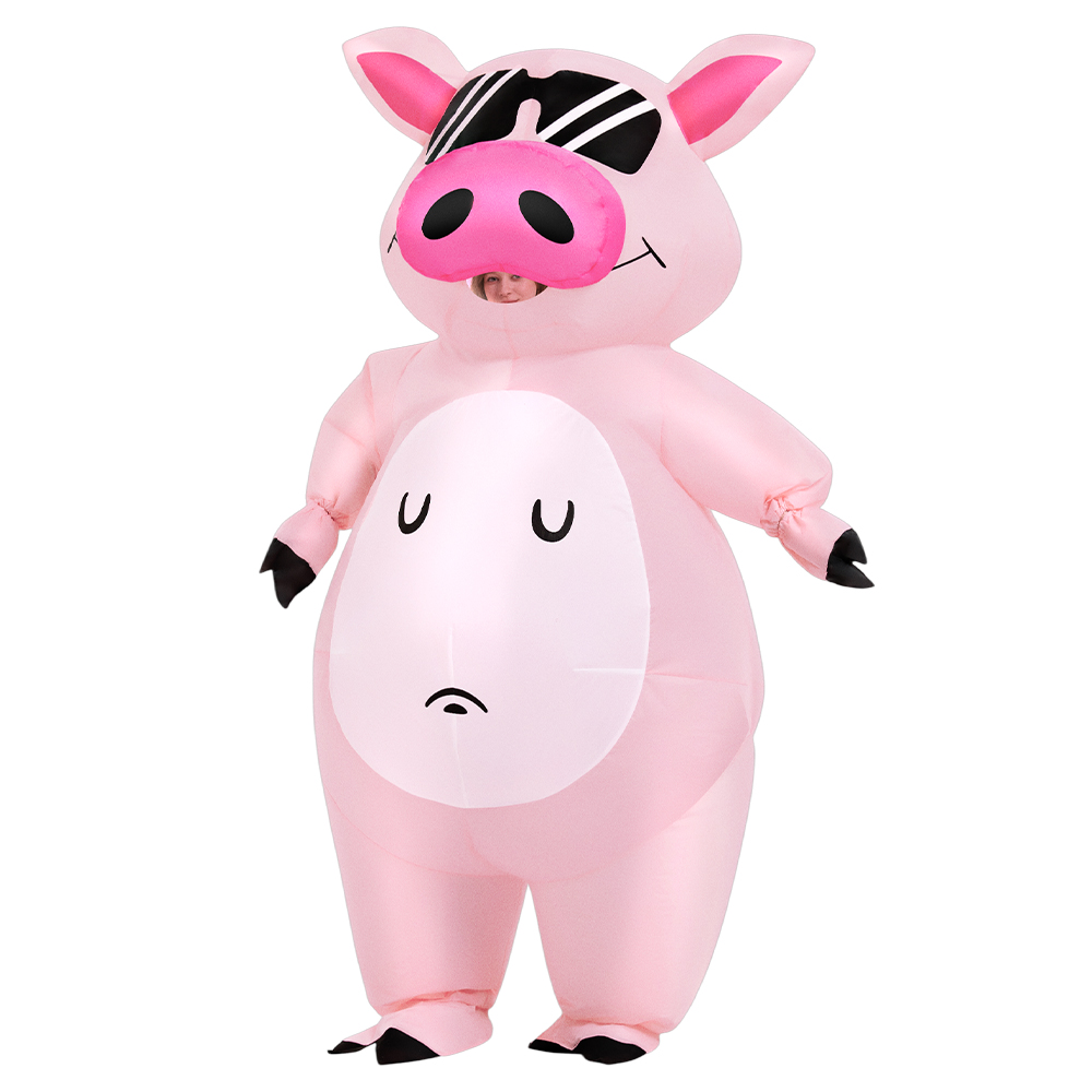 Fantasia Inflável de Porquinho - Halloween Costume Adult avaliação e preço