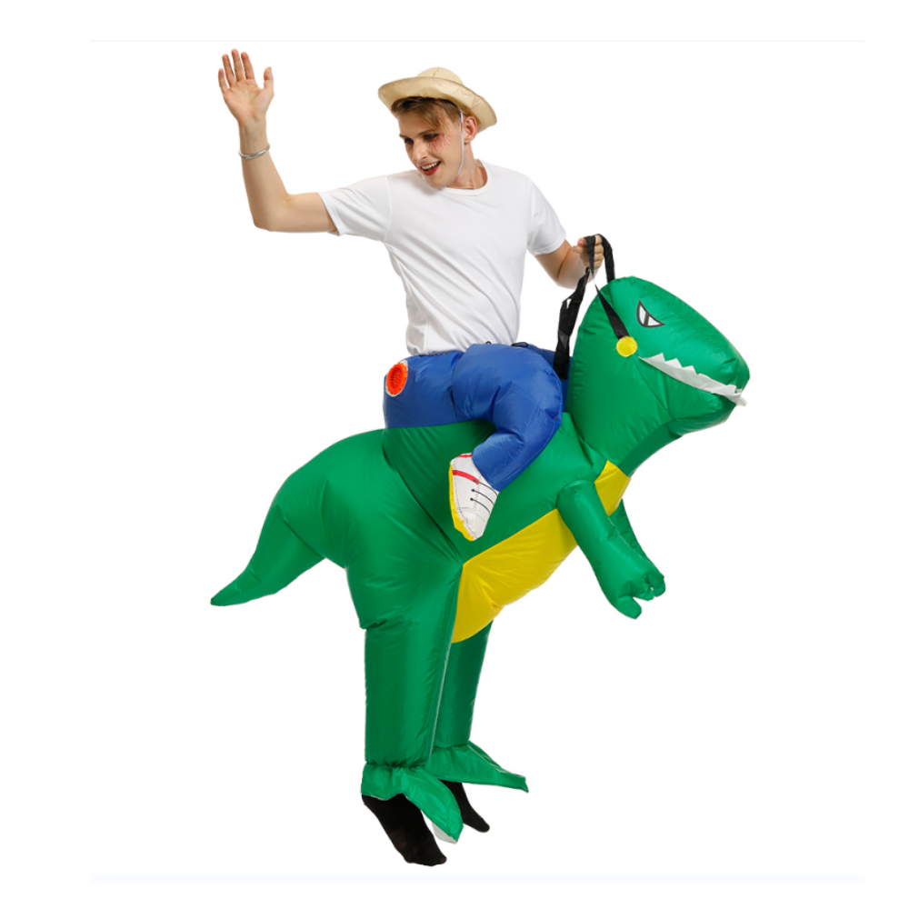 Fantasia Inflável de Dinossaur - Halloween Costume Adult avaliação e preço