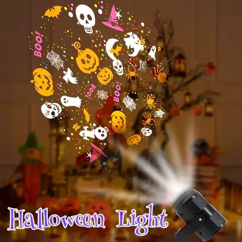 Projetor de Luz LED para Hallo - Halloween Pumpkin Decor Led avaliação e preço