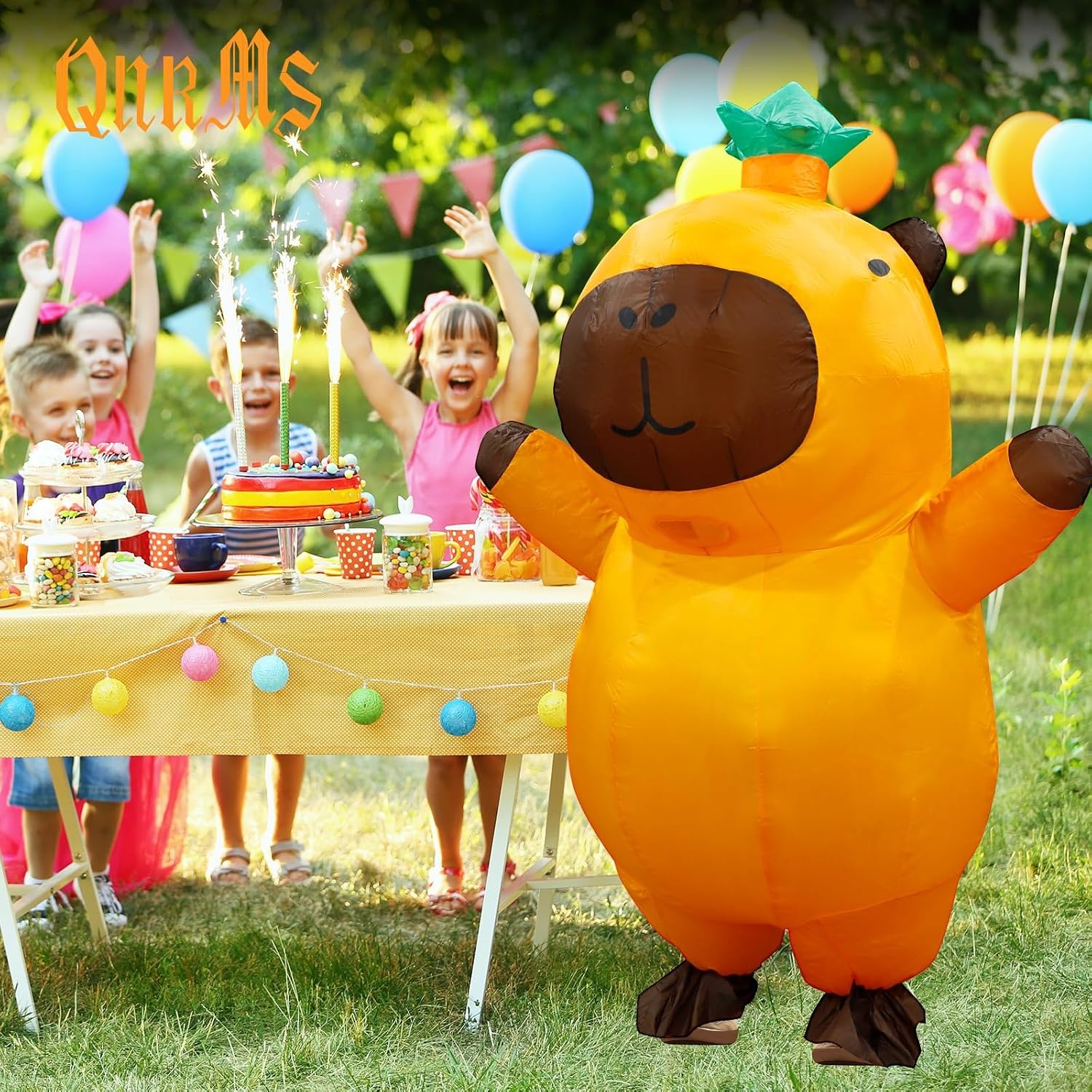 Fantasia Inflável de Capivara  - Halloween Costume Adult avaliação e preço