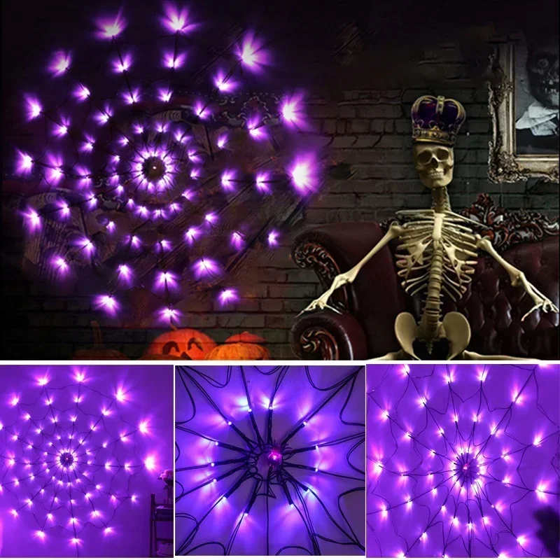 1-4PCS Luzes de Cordão LED de  - Halloween Led String Lights Orange avaliação e preço