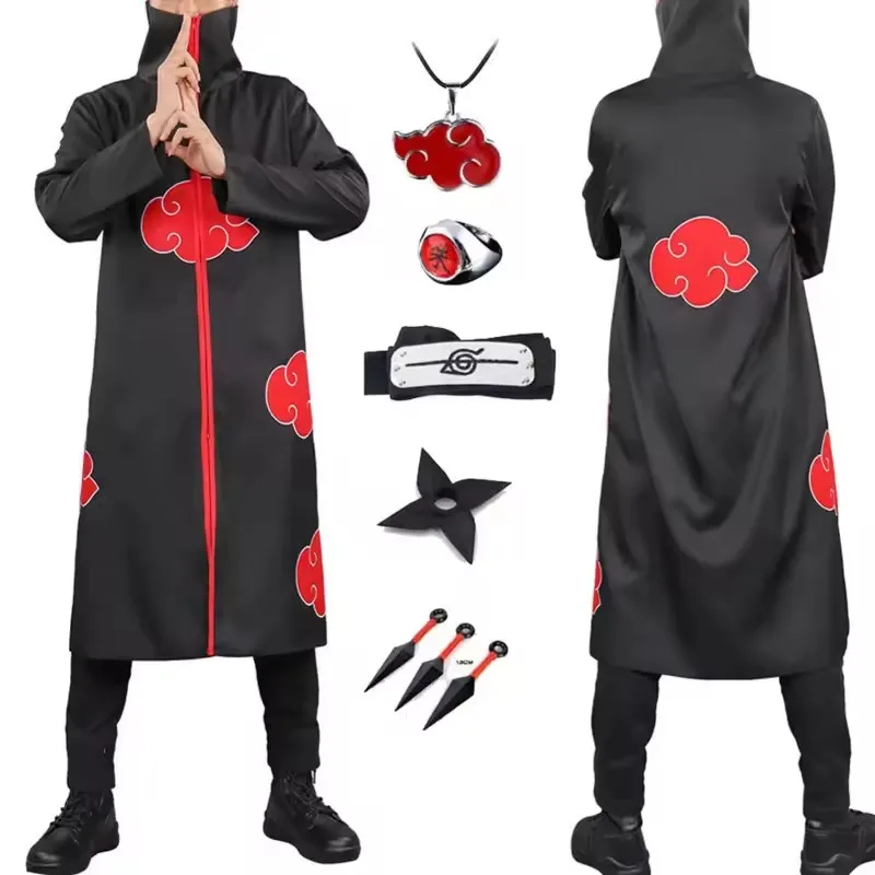 Anime obbito cosplay traje par - Halloween Costume Kids avaliação e preço