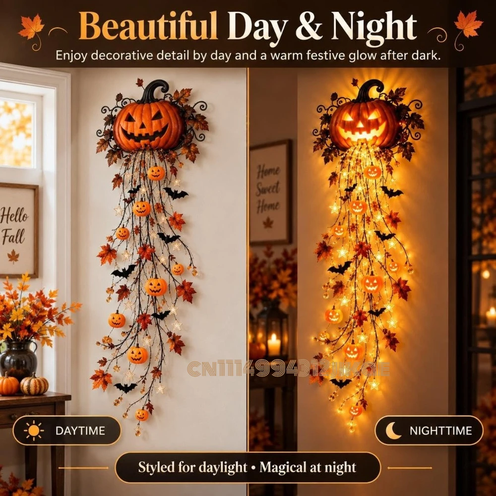 Coleção de luminárias de pared - Halloween Led String Lights Orange avaliação e preço
