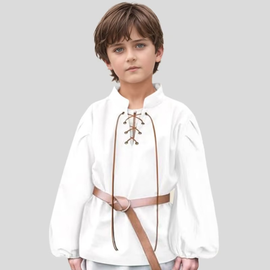 Camisa Pirata Medieval para Me - Halloween Costume Kids avaliação e preço