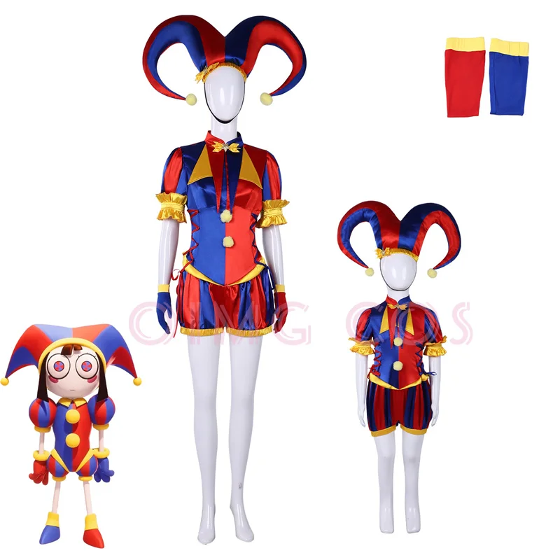 Fantasia de Cosplay Pomni do C - Halloween Costume Adult avaliação e preço