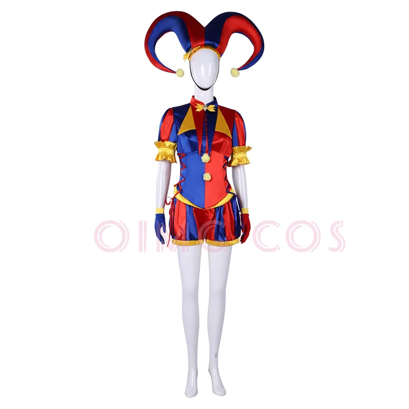 Fantasia de Cosplay Pomni do C - Halloween Costume Adult avaliação e preço